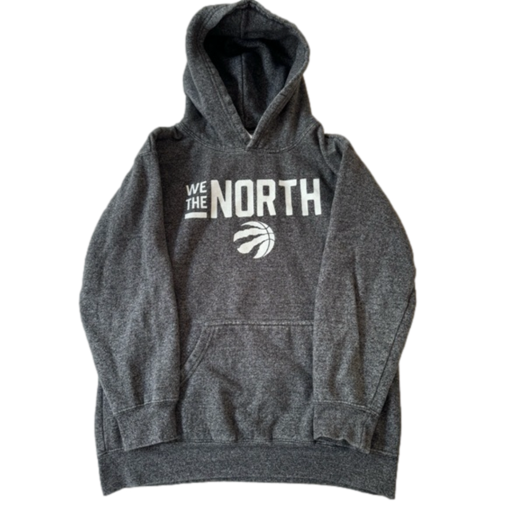 NBA Raptors We The North Youth Dark Grey Hoodie Hooded Sweatshirt